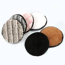 1PC Washable Facial Make Up Remover Wipe Pad Reusable Plush Soft Face Cleansing Puff Double Side Makeup Remover Sponge 2024 - buy cheap