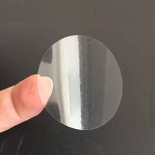 Adesivos de pontos adesivos transparentes, 15 folhas/pacote de pvc, etiqueta redonda transparente de vedação 2024 - compre barato
