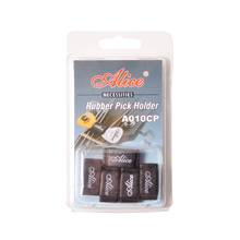 Alice 5pcs Black Rubber Pick Holder Headstock For Guitar Bass Ukelele Musical Instruments Wholesale Price 2024 - buy cheap