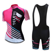 Ropa de Ciclismo de LICRA de secado rápido para mujer, Conjunto de Jersey de bicicleta de montaña y carretera, uniforme de ciclista femenino, traje de bicicleta de montaña 2021 2024 - compra barato