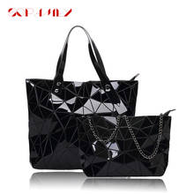 Brand Designer Women's Tote Bags 2 Set Women's High Quality PU Leather Chain bag Tote Bag Women Shoulder Bag Fashion Women's Bag 2024 - buy cheap