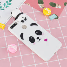 3D Soft Silicone TPU Case For Huawei Y6 Prime 2018 Fundas Cute Panda Cartoon Case For Huawei Honor 7A / Honor 7A Pro Cover Coque 2024 - buy cheap