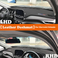 Leather Dashmat Accessories Car-Styling Dashboard Covers Pad  Dash Mat Sunshade  Carpet For Chevrolet Orlando 2018 2019 2020 2024 - buy cheap