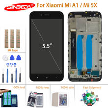 5.5" For XIAOMI Mi A1 LCD Display Touch Screen Digitizer Assembly Frame For Xiaomi Mi A1 Mi 5X LCD Screen 2024 - buy cheap