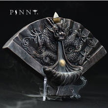 PINNY Antique Ceramic Backflow Incense Holder Fan-creative Dragon Cone Sandalwood Censer Home Decor Incense Holder Free Shipping 2024 - buy cheap