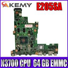 Akemy e205sa placa-mãe portátil n3700 cpu 4 gb ram 64 gb para For Asus tp200sa e205s e205sa teste mainboard placa-mãe tp200sa 2024 - compre barato