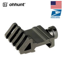 ohhunt 4 Slot 45 Degree Offset Side 20mm Picatinny Rail Mount For Optical Lron Sight Laser Flashlight Hunting Accessories 2024 - buy cheap