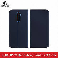 Flip Holster Leather Case Oppo Reno Ace Case High Quality Leather Skin Book Cover For Realme X2 Pro Magnetic Flip Phone Cover 2024 - buy cheap