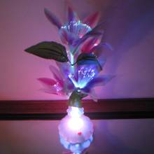 Светодиодная лампа из оптического волокна, ваза для лилии, ночник, украшение, осветительный прибор 2024 - купить недорого