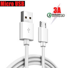 Оригинальный кабель Micro USB для Android 3A, кабель для смартфона, провод для быстрой зарядки, шнур для быстрой зарядки и передачи данных, 30 линий для Samsung 2024 - купить недорого