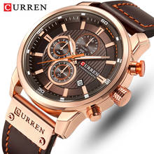 CURREN-Reloj deportivo de lujo para hombre, reloj masculino de pulsera militar con cuarzo de lujo 2024 - compra barato