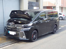 for 2015-2020 Toyota VELLFIRE AGH30W Mini Front Hood Bonnet Modify Gas Struts Carbon Fiber Spring Damper Lift Support Absorber 2024 - buy cheap