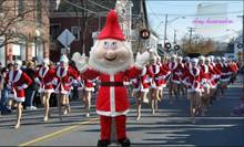 Костюм-талисман Санта Клауса, одежда, платье для выступлений, парадный костюм для косплея, мультяшные костюмы-талисманы 2024 - купить недорого