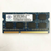 Nanya DDR3 2 CARNEIROS GB de memória 1066MHz 2GB 2Rx8 PC3-8500S-7-10-F2 1066 DDR3 lapptop 2024 - compre barato