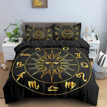 Astrology Horoscope With Signs Bedding Set Colorful Sun And Moon Duvet Cover King Queen Size Comforter Covers Sets Pillowcase 2024 - buy cheap