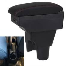 For Kia Picanto Armrest Box Universal Car Center Console Modification Accessories Double Raised with USB 2024 - buy cheap