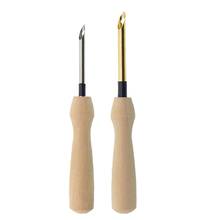 Knitting Embroidery Pen Weaving Felting Craft Punch Needle Threader Wooden Handle DIY Tool Sewing Accessories 2024 - buy cheap