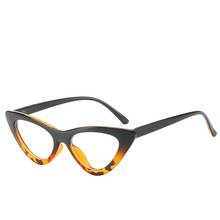Moda gato óculos quadro feminino estilo tendência marca óculos ópticos senhoras retro óculos claros óculos de olho quadros para mulher 2024 - compre barato