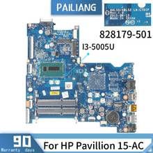 Parpailiang-placa-mãe para laptop hp pavillion 15-ac, placa principal, 828301-601, 828179-501, core, sr27g, LA-C701P, testada 2024 - compre barato