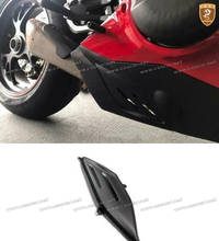 Новейшая мода, подходит для 2018-2021 Ducati Panigale V4 100% углеродное волокно, черная накладка на живот, CSSCAR, запчасти для мотоциклов 2-035 2024 - купить недорого