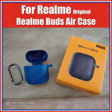 RMA204 Официальный Дизайн Оригинальный чехол Realme Buds Air Neo силиконовый Знаковый защитный чехол с крючком 2024 - купить недорого