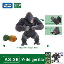 Tomy-Mini Animal Advanture Original, figura de gorila salvaje y Pineap, juguetes educativos de Navidad para niños, 499626 2024 - compra barato