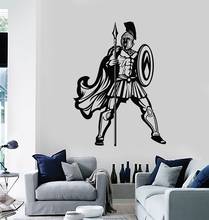 Spartan ancient Greek warrior shield spear vinyl wall decal home living room bedroom art decoration sticker mural GXL1 2024 - buy cheap