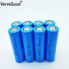 VerveGuud 8Pcs Original Real Capacity 2200mAh 3.7v 18650 li-ion Rechargeable Battery For ICR18650-22F Flashlight Tools Batteries 2024 - buy cheap