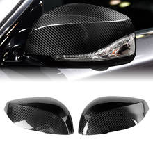 2x Carbon Fiber Car Rearview Mirror Cover Side Mirrors Cap For 2014-2020 Infiniti Q50 Q70 & 2016-2020 Q60 QX30 Left Driver 2024 - buy cheap