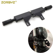 ZORBYZ 1 Set Black Motorcycle Aluminum Head Fog Spot Light Mounting Bracket Adapter Support Base For Benelli Leoncino 500 752s 2024 - buy cheap