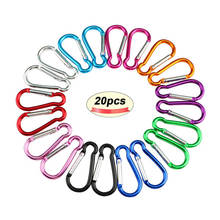 10/20PCS Carabiner For Keys Chain Key Chain Mini Gourd-Shaped Aluminum Alloy Keychain Clip Hook Lock Travel Hiking Camping Sport 2024 - купить недорого