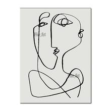 Sexy Girl 2 Face Abstract Pure Handmade Wall Decor Canvas Oil Painting Modern Wall Art For Living Room Decor Unframed 2024 - buy cheap