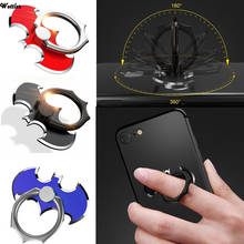 Soporte de escritorio de 360 grados para teléfono móvil, con anillo de dedo en forma de murciélago, para iPhone X, 8, 7, XR, XS, MAX 2024 - compra barato