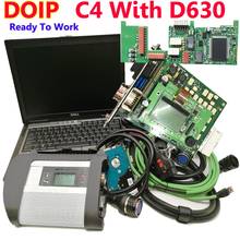 DOIP-herramienta de diagnóstico para coche y camión, dispositivo MB STAR C4 SD Connect Compact C4 con ordenador portátil D630, Software 2021,06 C4 multiplexor con WIFI 2024 - compra barato