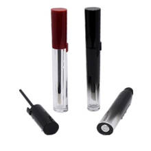 5ml  Empty Lipgloss Containers with Black Lid,Clear Plastic Cosmetic Lip Gloss Tubes wholesale,Concealer Refillable Bottle 2024 - buy cheap