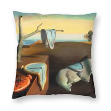 The Persistence Of Memory Pillow Cover Decoration Salvador Dali Cushions Throw Pillow for Living Room Double-sided Printing 2024 - buy cheap