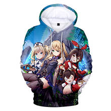 3D Anime Genshin Impact Hoodie Comic Sweatshirts Harajuku Men Women Long Sleeve Casual Hoodies Boys/Girls Streetwear 3D Hoodies 2024 - купить недорого