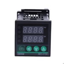 OOTDTY-controlador de temperatura Digital PID, REX-C100(M), 0 a 400 grados, salida de relé tipo K 2024 - compra barato