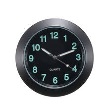 Novo relógio luminoso para automóveis, medidor de ar de quartzo com presilha para automóveis, 1 peça 2024 - compre barato