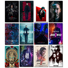 John Wick Chapter 1 2 3 4 Hot Movie Poster Art Prints Silk Canvas Wallpaper Decorative Wall Picture For Living Room-002 2024 - buy cheap