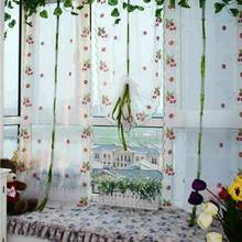 Flying Window Tulle Yarn Kitchen Bay Screen Curtains for Living Room Divider Home Transparent Sheer Curtain Drapes Window Voile 2024 - buy cheap