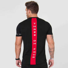 Мужская хлопковая футболка с коротким рукавом, облегающая черная футболка в стиле пэчворк для фитнеса, Мужская брендовая Спортивная футболка, топы, летняя новая модная повседневная одежда 2024 - купить недорого