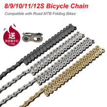 MTB Bike Chains 6/7/8/9/10/11/12S Hollowed Stainless Steel Road Mountain Bicycle Chain Bike Accessories  For SHIAMNO SRAM 2024 - buy cheap