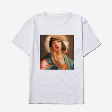 Pulp fiction t-shirts das mulheres do tamanho grande harajuku moda casual quentin tarantino filme mia wallace saint jules camisetas 2024 - compre barato