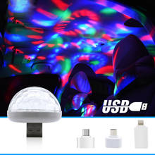 Car Roof DJ Light Interior LED Party Starry Laser Atmosphere Ambient Projector USB Auto Decoration Night Home Decor Lights 2024 - buy cheap
