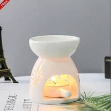 Aromaterapia lâmpadas de incenso porcelana casa sala de estar decorações de cerâmica quente suporte de vela óleo essencial difusor de queimador 2024 - compre barato