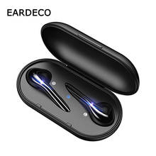 Наушники EARDECO TWS 5,0 Bluetooth, беспроводные наушники, бас стерео наушники в ухо, наушники, гарнитура с микрофоном 2024 - купить недорого