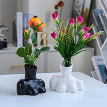 Vase Upper Female Body Pattern Desktop Decor Ceramic Bonsai Plants Flower Pot for Home bonsai 2024 - buy cheap