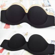 Sujetador Invisible Sexy para mujer, lencería sin espalda, sin tirantes, sin costuras, Bralette, Top corto, Push Up 2024 - compra barato