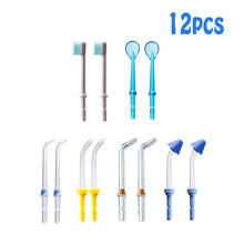 12/6 pcs Replacement Nozzles Dental Water Flosser Hygiene Accessories for Waterpik WP-100 WP-450 WP-250 WP-300 2024 - compre barato